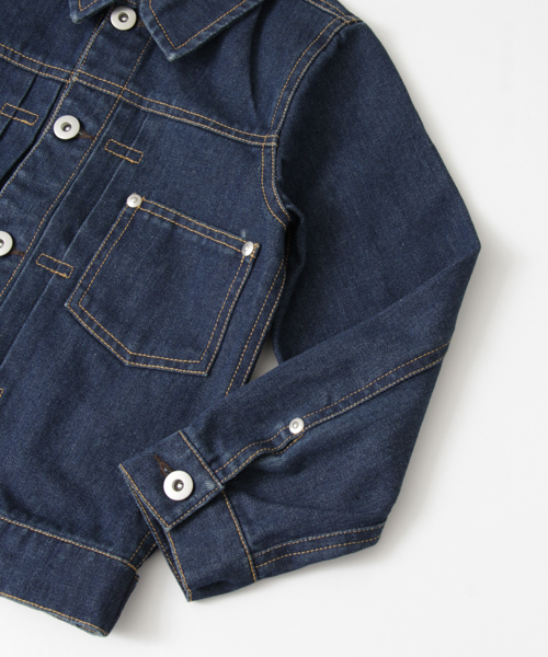URBAN RESEARCH DOORS(アーバンリサーチドアーズ)の「DOORS デニムジャケット(KIDS)(デニムジャケット・キッズ・インディゴブルー・135/120/105)」の14枚目の写真