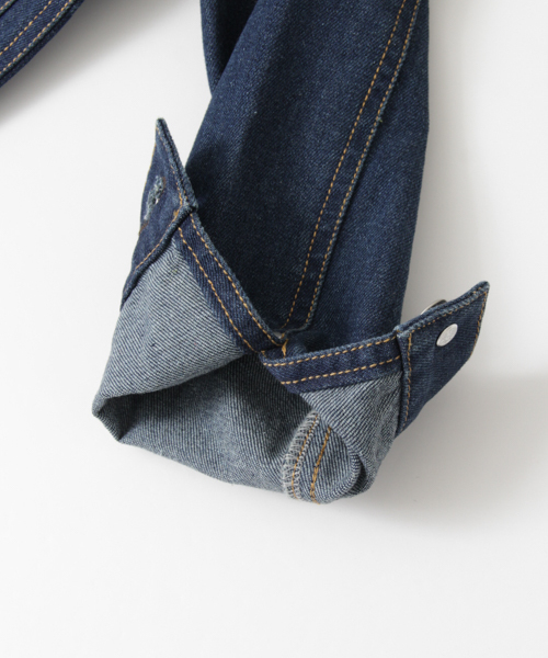 URBAN RESEARCH DOORS(アーバンリサーチドアーズ)の「DOORS デニムジャケット(KIDS)(デニムジャケット・キッズ・インディゴブルー・135/120/105)」の15枚目の写真