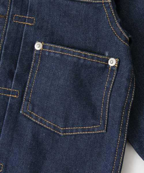 URBAN RESEARCH DOORS(アーバンリサーチドアーズ)の「DOORS デニムジャケット(KIDS)(デニムジャケット・キッズ・インディゴブルー・135/120/105)」の6枚目の写真