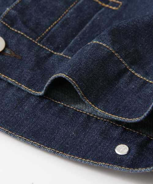 URBAN RESEARCH DOORS(アーバンリサーチドアーズ)の「DOORS デニムジャケット(KIDS)(デニムジャケット・キッズ・インディゴブルー・135/120/105)」の8枚目の写真