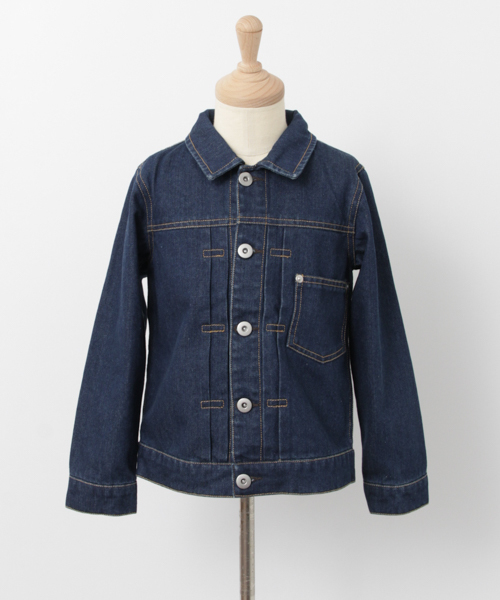 URBAN RESEARCH DOORS(アーバンリサーチドアーズ)の「DOORS デニムジャケット(KIDS)(デニムジャケット・キッズ・インディゴブルー・135/120/105)」の4枚目の写真