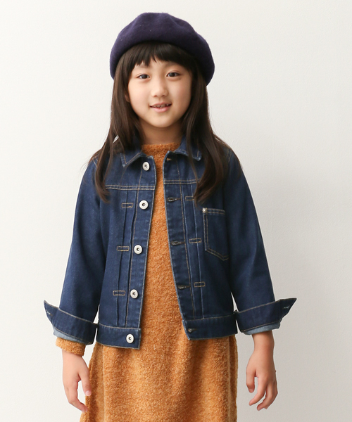 URBAN RESEARCH DOORS(アーバンリサーチドアーズ)の「DOORS デニムジャケット(KIDS)(デニムジャケット・キッズ・インディゴブルー・135/120/105)」の20枚目の写真