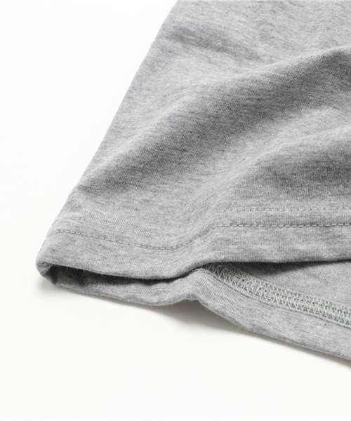 CHUBBYGANG（チャビーギャング）の「タグフレンチブルプリント半袖Tシャツ（Tシャツ/カットソー・キッズ・ライトグレー/ブラック/ホワイト・150/140/160/100/120/110/130）」の8枚目の写真