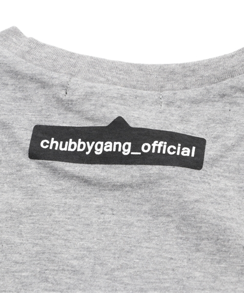 CHUBBYGANG（チャビーギャング）の「タグフレンチブルプリント半袖Tシャツ（Tシャツ/カットソー・キッズ・ライトグレー/ブラック/ホワイト・150/140/160/100/120/110/130）」の9枚目の写真