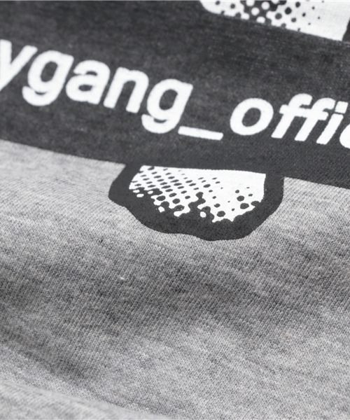 CHUBBYGANG（チャビーギャング）の「タグフレンチブルプリント半袖Tシャツ（Tシャツ/カットソー・キッズ・ライトグレー/ブラック/ホワイト・150/140/160/100/120/110/130）」の10枚目の写真