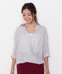 NATURAL BEAUTY BASIC | ◆綿シルクシャツ(シャツ/ブラウス)