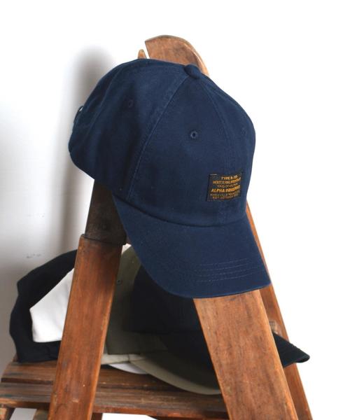 SHIPS GENERAL SUPPLY（シップスジェネラルサプライ）の「ALPHA×SHIPS GENERAL SUPPLY: 別注 ツイルキャップ■（キャップ・メンズ・オフホワイト/ネイビー/ブラック/カーキ/オリーブ・ONE SIZE）」の5枚目の写真