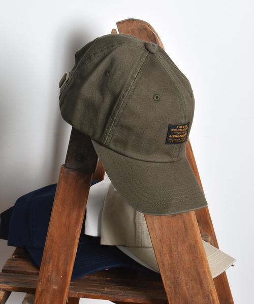 SHIPS GENERAL SUPPLY（シップスジェネラルサプライ）の「ALPHA×SHIPS GENERAL SUPPLY: 別注 ツイルキャップ■（キャップ・メンズ・オフホワイト/ネイビー/ブラック/カーキ/オリーブ・ONE SIZE）」の3枚目の写真