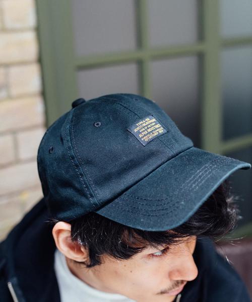 SHIPS GENERAL SUPPLY（シップスジェネラルサプライ）の「ALPHA×SHIPS GENERAL SUPPLY: 別注 ツイルキャップ■（キャップ・メンズ・オフホワイト/ネイビー/ブラック/カーキ/オリーブ・ONE SIZE）」の2枚目の写真