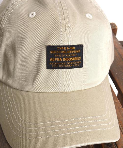 SHIPS GENERAL SUPPLY（シップスジェネラルサプライ）の「ALPHA×SHIPS GENERAL SUPPLY: 別注 ツイルキャップ■（キャップ・メンズ・オフホワイト/ネイビー/ブラック/カーキ/オリーブ・ONE SIZE）」の11枚目の写真