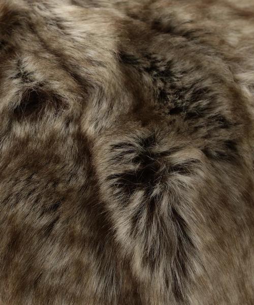 Another Edition(アナザーエディション)の「フェイクファーモコモコベレー帽/AEBFC モコモコ BRT◆(ハンチング/ベレー帽・レディース・ナチュラル/ブラウン・FREE)」の6枚目の写真