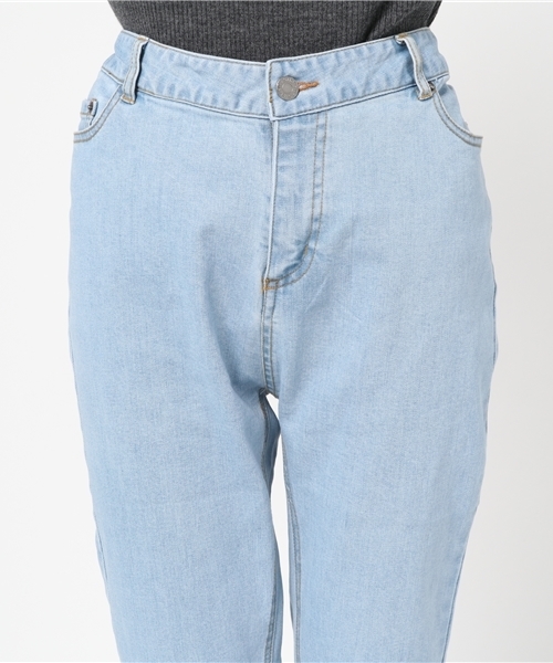 PUNYUS（プニュズ）の「スキニーパンツ（デニムパンツ・レディース・ブラック系その他/ライトインディゴブルー/インディゴブルー/ブルー系その他/ケミカルウォッシュ・3/1/2/4）」の9枚目の写真