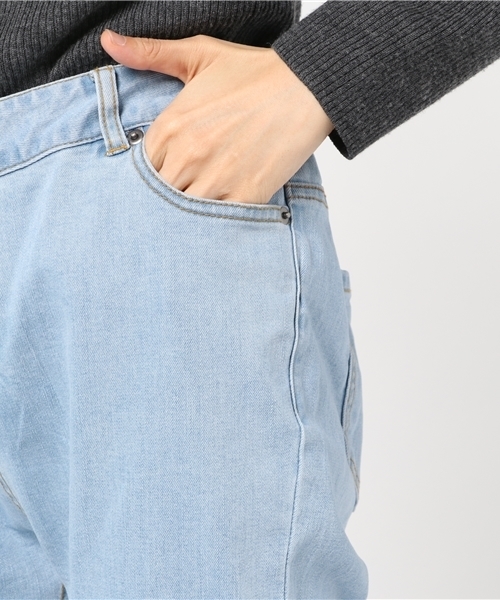 PUNYUS（プニュズ）の「スキニーパンツ（デニムパンツ・レディース・ブラック系その他/ライトインディゴブルー/インディゴブルー/ブルー系その他/ケミカルウォッシュ・3/1/2/4）」の11枚目の写真