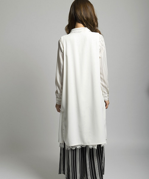 MILLION CARATS（ミリオンカラッツ）の「【2017SPRING】リバーシブルジレ[DRESS/ドレス]（その他アウター・レディース・オフホワイト/グレー/ブラック・FREE）」の6枚目の写真