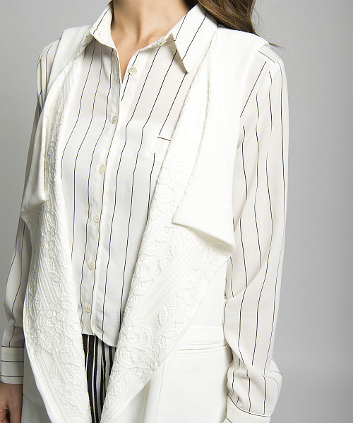 MILLION CARATS（ミリオンカラッツ）の「【2017SPRING】リバーシブルジレ[DRESS/ドレス]（その他アウター・レディース・オフホワイト/グレー/ブラック・FREE）」の7枚目の写真