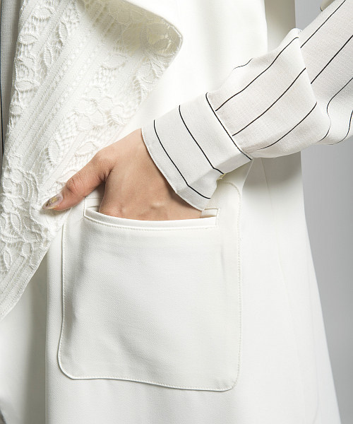 MILLION CARATS（ミリオンカラッツ）の「【2017SPRING】リバーシブルジレ[DRESS/ドレス]（その他アウター・レディース・オフホワイト/グレー/ブラック・FREE）」の8枚目の写真