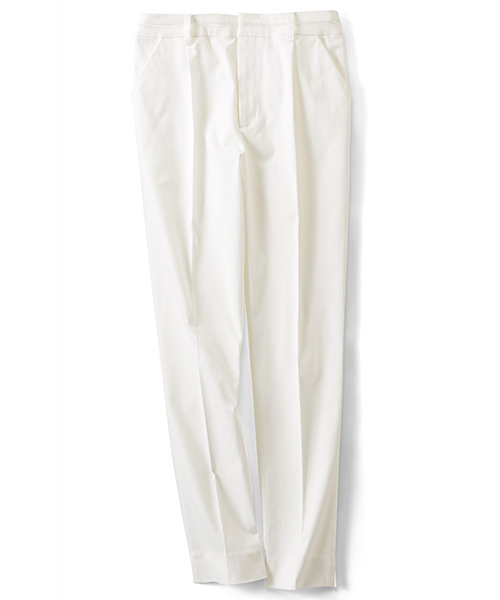 IEDIT(イディット)の「IEDITレーベルコレクション リヨセル混ストレッチ素材の洗練シルエットテーパードパンツ(その他パンツ・レディース・ホワイト/オレンジ・9/10/6/8/5/7/16/13/15 /4/3/1/2/11)」の3枚目の写真