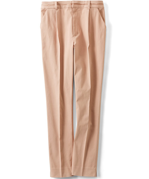 IEDIT(イディット)の「IEDITレーベルコレクション リヨセル混ストレッチ素材の洗練シルエットテーパードパンツ(その他パンツ・レディース・ホワイト/オレンジ・9/10/6/8/5/7/16/13/15 /4/3/1/2/11)」の4枚目の写真