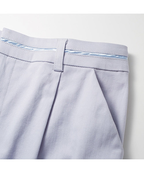 IEDIT(イディット)の「IEDITレーベルコレクション リヨセル混ストレッチ素材の洗練シルエットテーパードパンツ(その他パンツ・レディース・ホワイト/オレンジ・9/10/6/8/5/7/16/13/15 /4/3/1/2/11)」の5枚目の写真