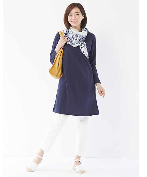 IEDIT(イディット)の「IEDITレーベルコレクション リヨセル混ストレッチ素材の洗練シルエットテーパードパンツ(その他パンツ・レディース・ホワイト/オレンジ・9/10/6/8/5/7/16/13/15 /4/3/1/2/11)」の14枚目の写真