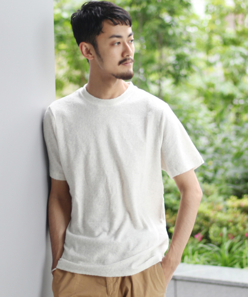 Edifice エディフィス の ランダムパイル クルーネックtシャツ Tシャツ カットソー Wear