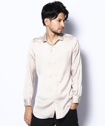 603 | 603 サテンラウンドシャツ(シャツ/ブラウス)