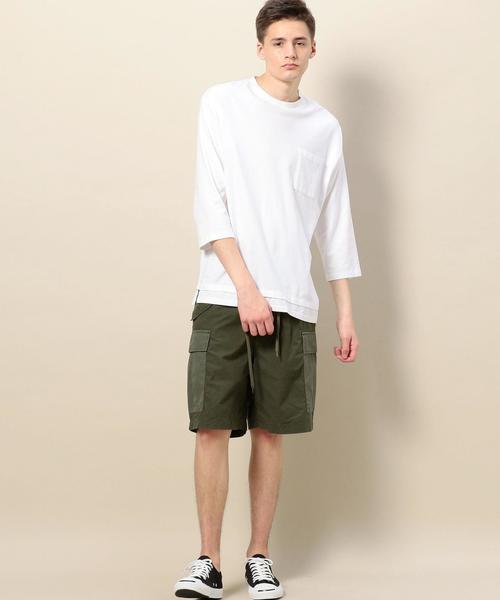 BEAUTY&YOUTH UNITED ARROWS(ビューティーアンドユースユナイテッドアローズ)の「<YARDAGE> ARMY WIDE SRT/ショーツ ◆(その他パンツ・メンズ・オリーブ・MEDIUM/SMALL)」の5枚目の写真