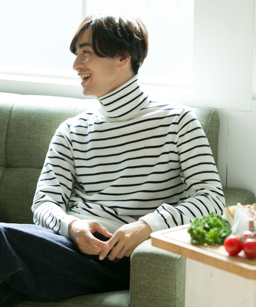 URBAN RESEARCH Sonny Label（アーバンリサーチサニーレーベル）の「もちもちタートル（ニット/セーター・メンズ・ブラック/ネイビー/グレー/ボルドー/その他1・LARGE/MEDIUM）」の5枚目の写真