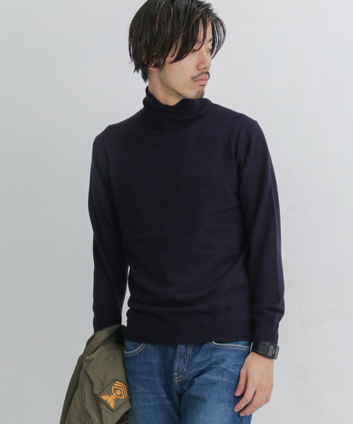 URBAN RESEARCH Sonny Label（アーバンリサーチサニーレーベル）の「もちもちタートル（ニット/セーター・メンズ・ブラック/ネイビー/グレー/ボルドー/その他1・LARGE/MEDIUM）」の3枚目の写真