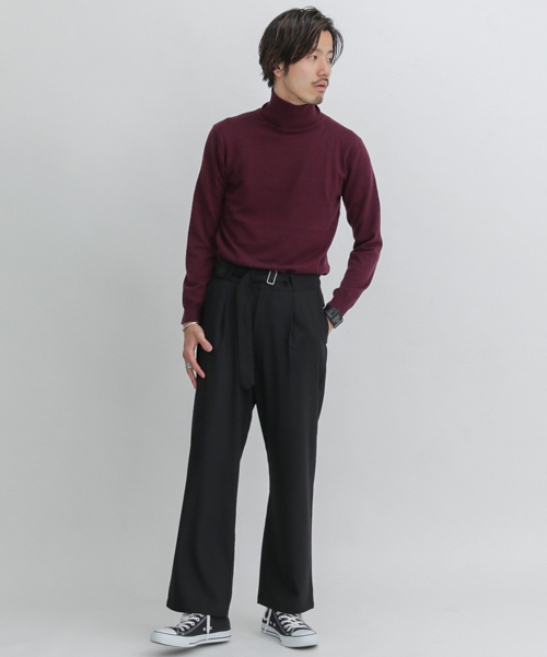 URBAN RESEARCH Sonny Label（アーバンリサーチサニーレーベル）の「もちもちタートル（ニット/セーター・メンズ・ブラック/ネイビー/グレー/ボルドー/その他1・LARGE/MEDIUM）」の22枚目の写真