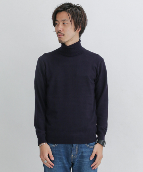 URBAN RESEARCH Sonny Label（アーバンリサーチサニーレーベル）の「もちもちタートル（ニット/セーター・メンズ・ブラック/ネイビー/グレー/ボルドー/その他1・LARGE/MEDIUM）」の6枚目の写真