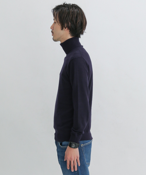 URBAN RESEARCH Sonny Label（アーバンリサーチサニーレーベル）の「もちもちタートル（ニット/セーター・メンズ・ブラック/ネイビー/グレー/ボルドー/その他1・LARGE/MEDIUM）」の9枚目の写真