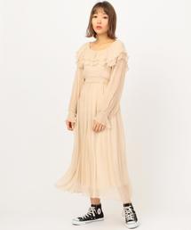 Another Edition | シフォンフリルワンピース(ワンピース)
