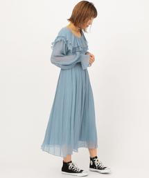 Another Edition | シフォンフリルワンピース(ワンピース)