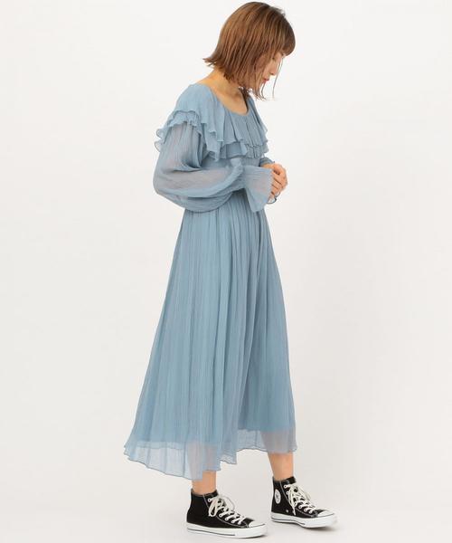 Another Edition アナザーエディション の シフォンフリルワンピース ワンピース Wear