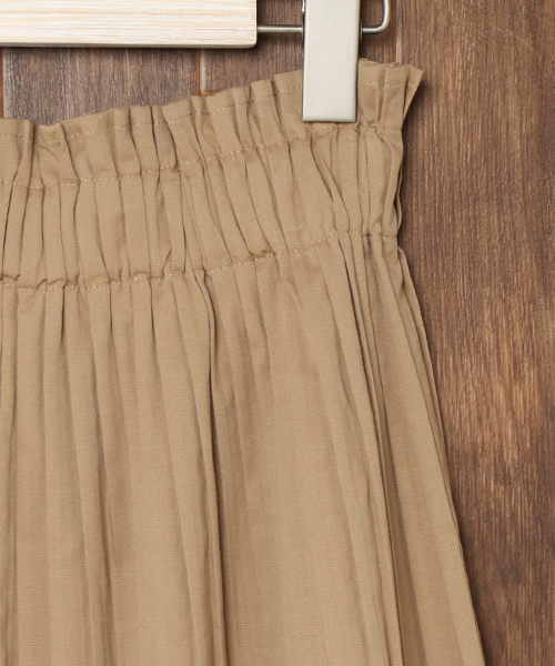 LBC（エルビーシー）の「消しプリーツロングスカート（スカート・レディース・ブラック/ベージュ・MEDIUM）」の4枚目の写真