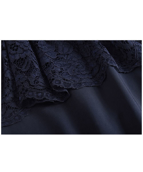 classicalelf（クラシカルエルフ）の「結婚式＆二次会に★レースショールセットアップパーティードレス　ワンピース（ドレス・レディース・ブラック/ベージュ/ネイビー/グレー/ピンク/イエロー・SMALL/MEDIUM/LARGE/X-LARGE/XX-LARGE）」の20枚目の写真