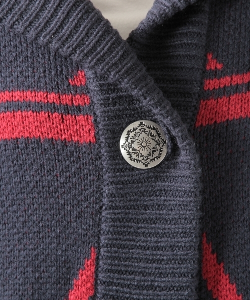 BAYFLOW(ベイフロー)の「フード付きジャガードカーディガン 18AW(カーディガン/ボレロ・レディース・ブラック/ベージュ/ネイビー・SMALL/MEDIUM)」の15枚目の写真