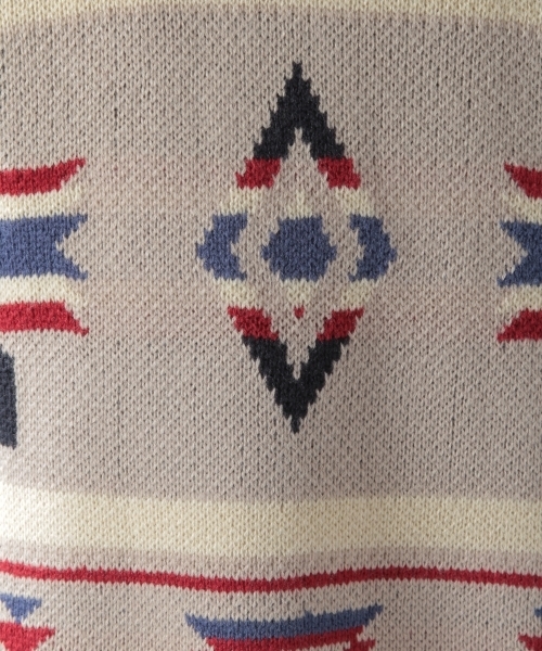 BAYFLOW(ベイフロー)の「フード付きジャガードカーディガン 18AW(カーディガン/ボレロ・レディース・ブラック/ベージュ/ネイビー・SMALL/MEDIUM)」の18枚目の写真