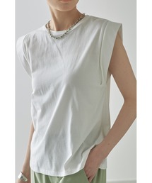 シンプルカットソーコットンTシャツ
