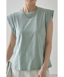 シンプルカットソーコットンTシャツ