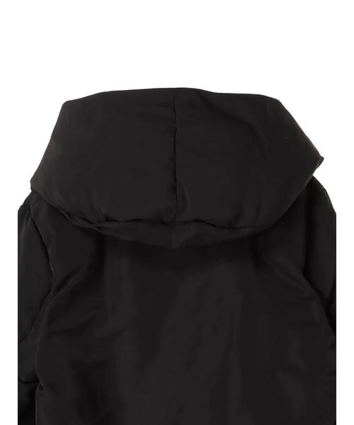 YECCA VECCA（イェッカヴェッカ）の「フーディー中綿コート（ピーコート・レディース・ブラック/ベージュ・FREE）」の9枚目の写真