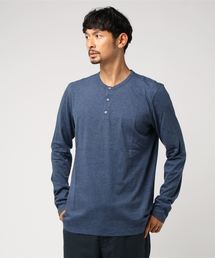 MAJESTIC HOMME ヘンリーネック長袖プルオーバー