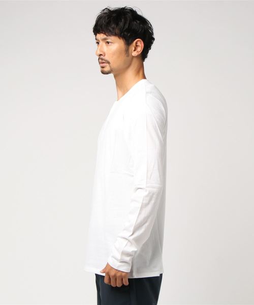 MAJESTIC HOMME(マジェスティックオム)の「MAJESTIC HOMME ヘンリーネック長袖プルオーバー(Tシャツ/カットソー・メンズ・ホワイト/カーキ/ダークブルー・S/M)」の4枚目の写真