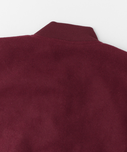 URBAN RESEARCH DOORS(アーバンリサーチドアーズ)の「BUT WIN BUTWIN WOOL BLOUSON∴(ブルゾン・レディース・ネイビー/レッド・ONE)」の5枚目の写真