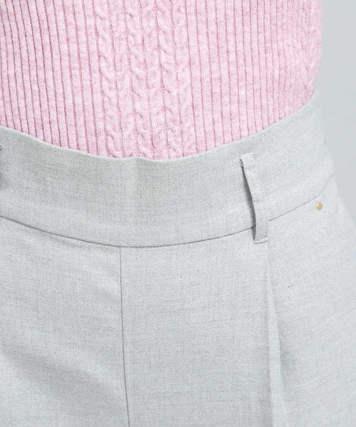 VIS(ビス)の「メタル付裏起毛テーパードパンツ(その他パンツ・レディース・ブラック/ブラック系その他/グレー/ブラウン・S/M/L)」の15枚目の写真