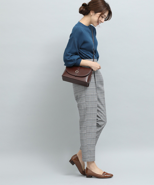 VIS(ビス)の「メタル付裏起毛テーパードパンツ(その他パンツ・レディース・ブラック/ブラック系その他/グレー/ブラウン・S/M/L)」の13枚目の写真