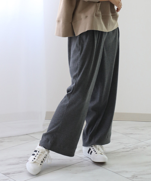 classicalelf(クラシカルエルフ)の「タックリブニット ワイドパンツ(その他パンツ・レディース・ブラック/グレー/アイボリー・SMALL/MEDIUM/LARGE/X-LARGE)」の5枚目の写真