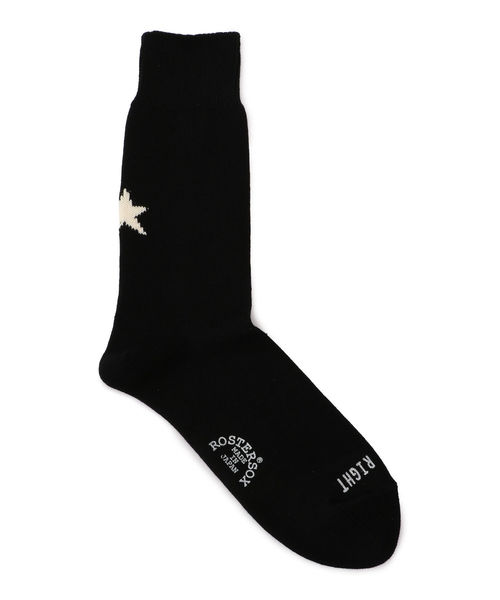 ROSTER SOX（ロスターソックス）の「ROSTER SOX: STAR by X ソックス（ソックス/靴下・メンズ・ホワイト/ブラック/ネイビー/グレー/ブラウン・ONE SIZE）」の3枚目の写真