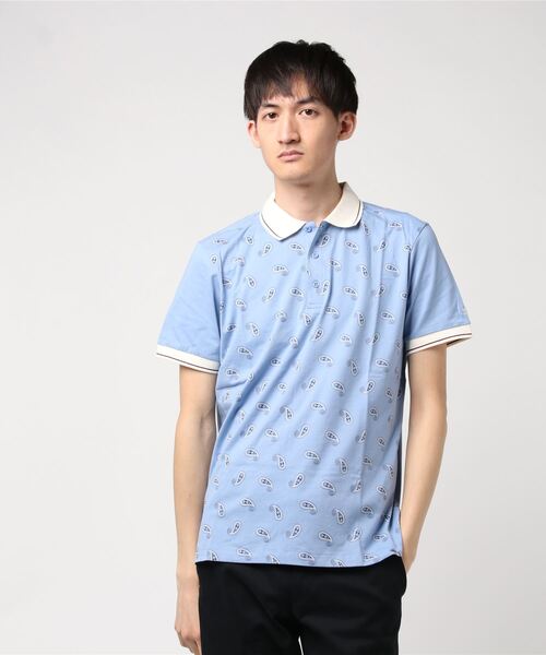 merc london（メルクロンドン）の「レトロペイズリーポロシャツ（ポロシャツ・メンズ・ネイビー/ブルー・SMALL/MEDIUM/LARGE/X-SMALL）」の8枚目の写真